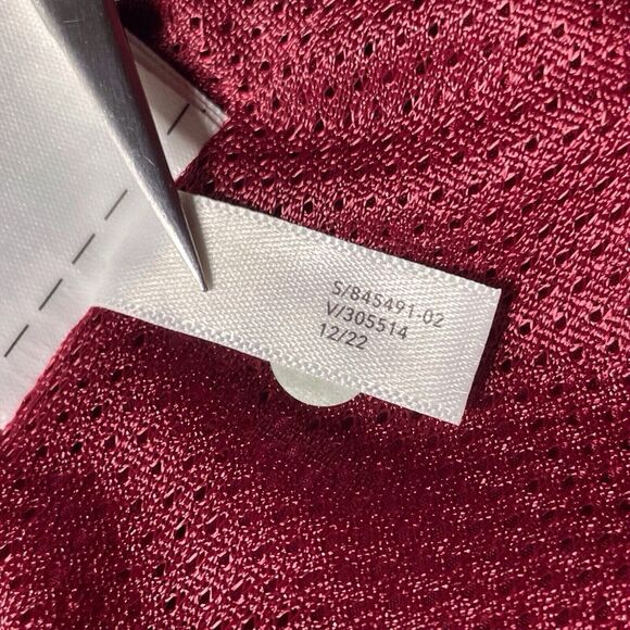 ATHLETA Brooklyn Bomber Jacket Size Small Stretch UPF 50+ Pockets Red Cranberry - Picture 6 of 15